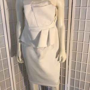 ASOS Creamy White Cocktail Dress sz 10